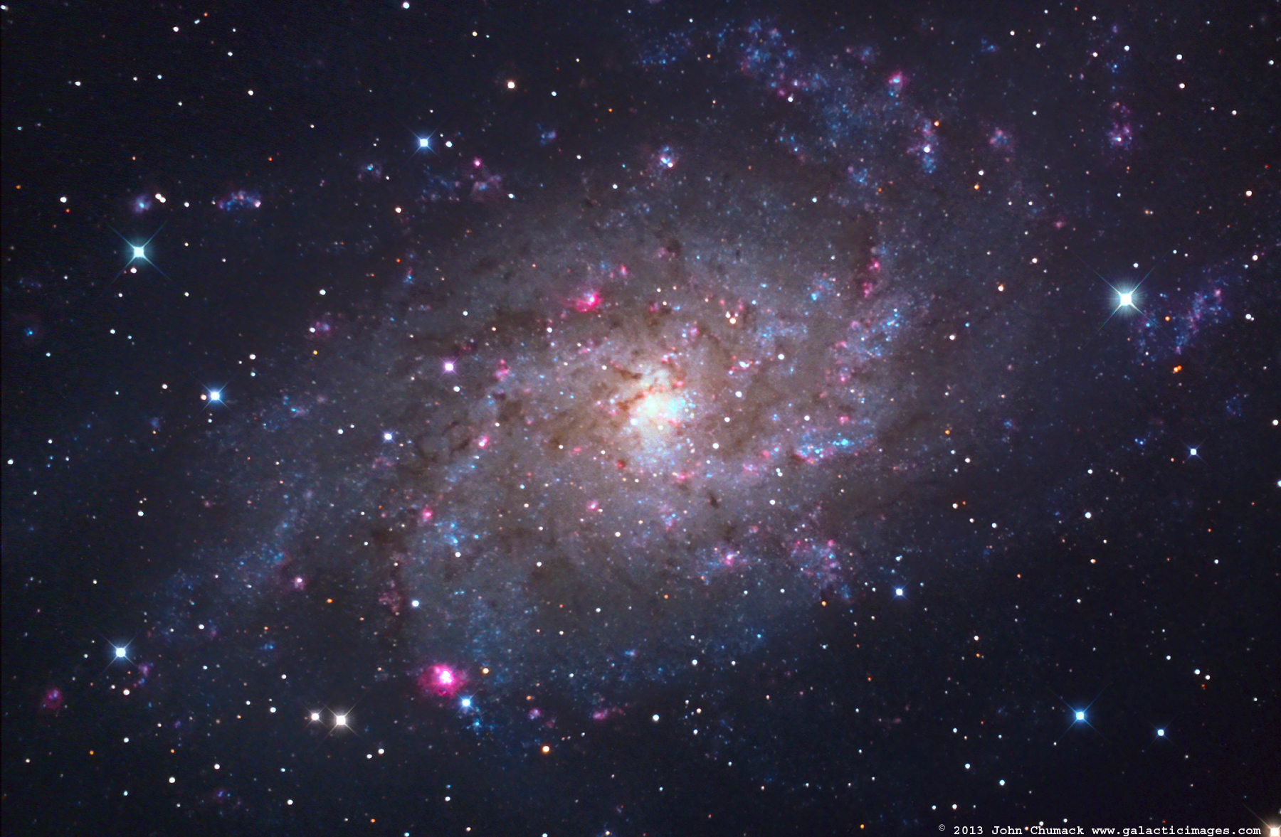 Stargazer Sees a Pink Space Pinwheel (Photo)